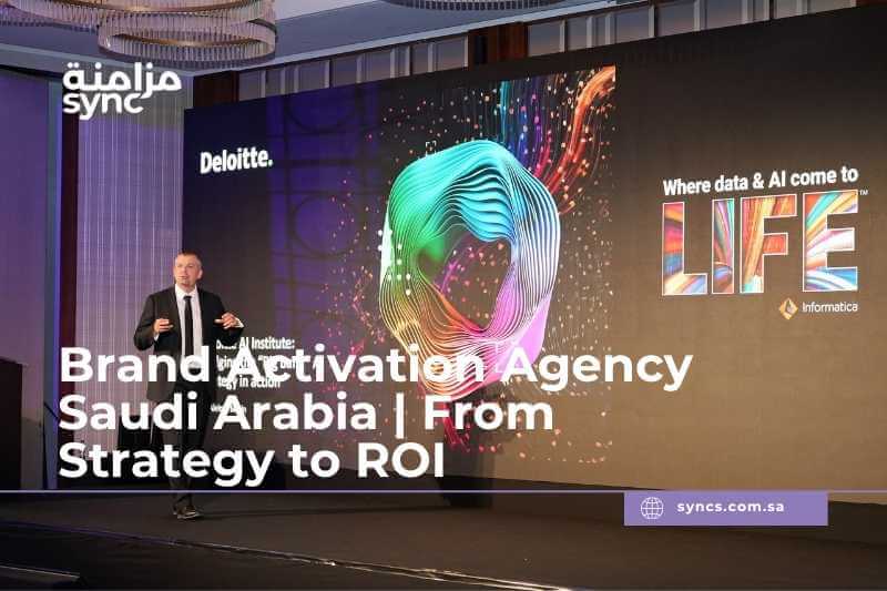 Brand activation agency Saudi Arabia : immersive experiential marketing campaign with interactive displays and brand engagement