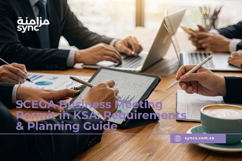 SCEGA business meeting permit process - Executive meeting planning in Riyadh