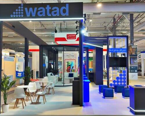 Watad exhibition booth construction in Riyadh
