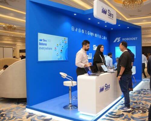 SIRA booth construction and on-site operation - by sync event management company
