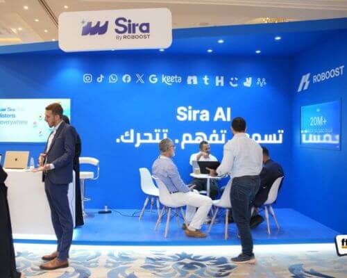 SIRA exhibition stand setup and operation - by sync event management company