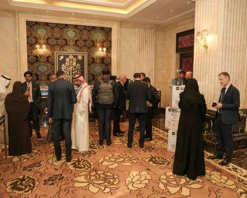 Financial conference event management by SYNC for DDC Financial Group in Riyadh