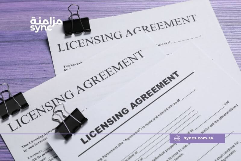 Four types of SCEGA exhibition licenses in Saudi Arabia, including trade exhibitions, product showcases, consumer goods exhibitions, and charity exhibitions.