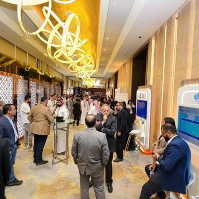 Design fabrication stands signage branded elements Informatica Summit Riyadh corporate event planning agency KSA