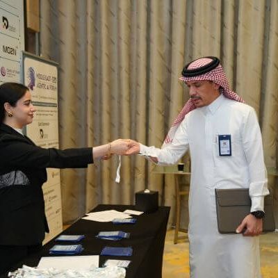 Audience of senior executives and AI leaders during Middle East Agentic AI Forum – end-to-end event production services