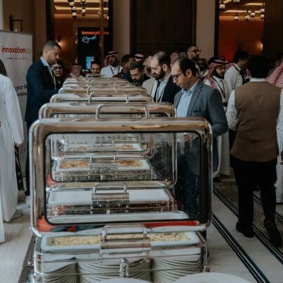 Group of cybersecurity executives and technology leaders at Innovation Day Saudi Arabia 2026