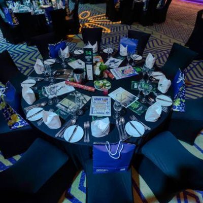 VIP hostess supporting award presentation – corporate event planning agency Riyadh