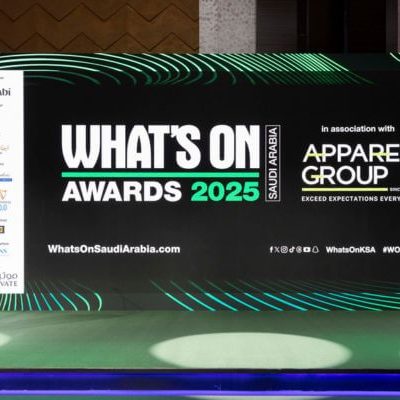 What’s On Saudi Arabia Awards 2025 Riyadh stage setup by top event management company in Saudi Arabia